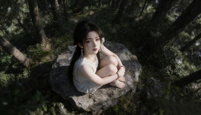 电脑壁纸 动漫 凡人修仙传 森林 坐在石头上的美女 宋玉 4K电脑壁纸 电脑桌面 高清壁纸 壁纸下载 壁纸大全