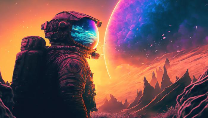 电脑壁纸 动漫 宇航员 太空 4K电脑壁纸 3840x2400 电脑桌面 高清壁纸 壁纸下载 壁纸大全