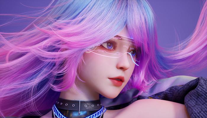 电脑壁纸 动漫 科技女孩 粉色长发 4K壁纸 电脑桌面 高清壁纸 壁纸下载 壁纸大全